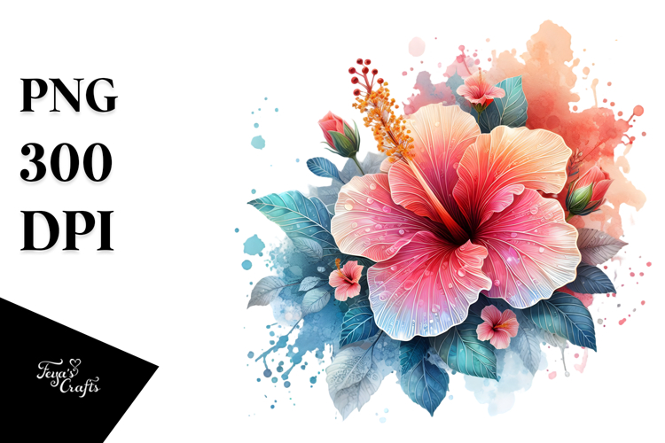 Hibiscus Flower Clipart Image 23