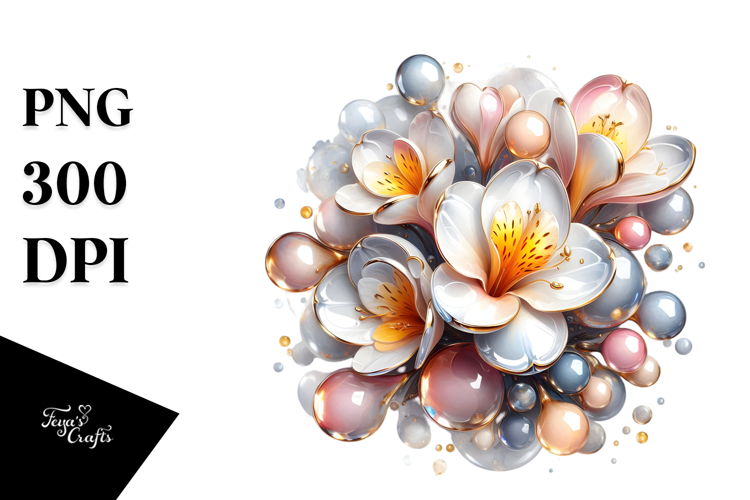Glossy Freesia PNG