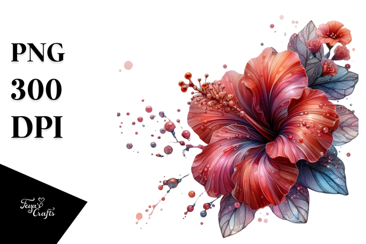 Hibiscus Flower Clipart Image 17