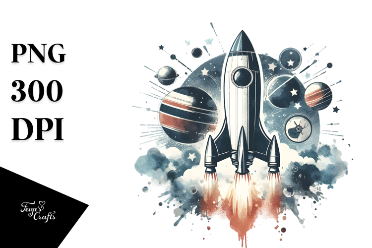 Rocket Clipart Image 14