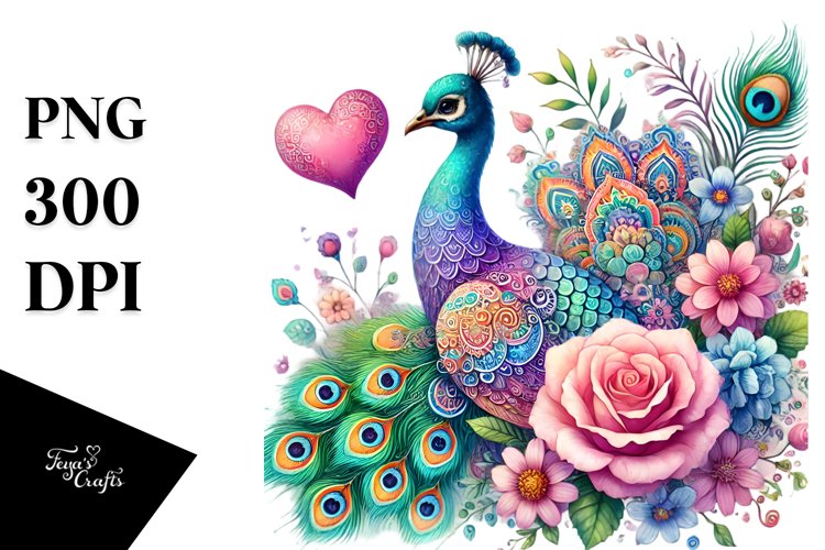 Peacock Clipart Image 11