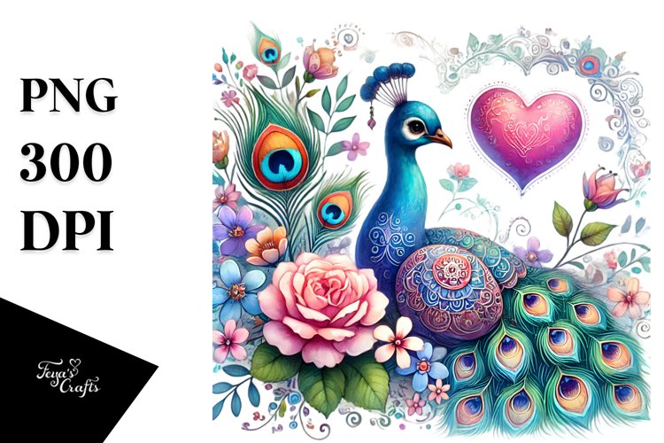 Peacock Clipart Image 10