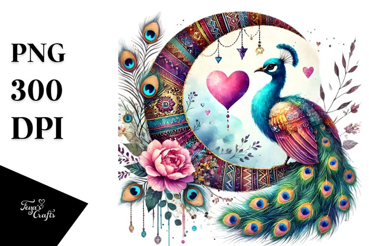 Peacock Clipart Image 9