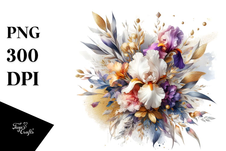 Flower Sticker Png Image 12