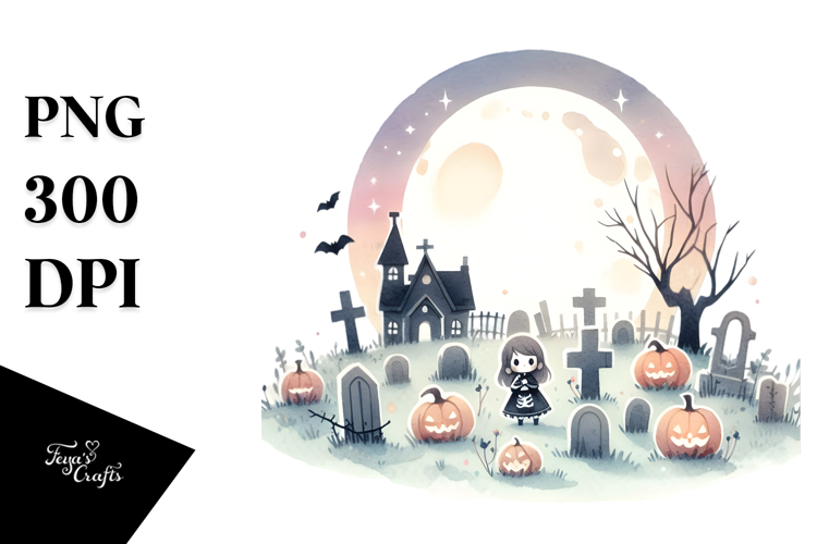 Graveyard Clipart Image 3