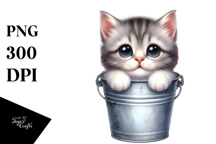 Cat Watercolor Image 5