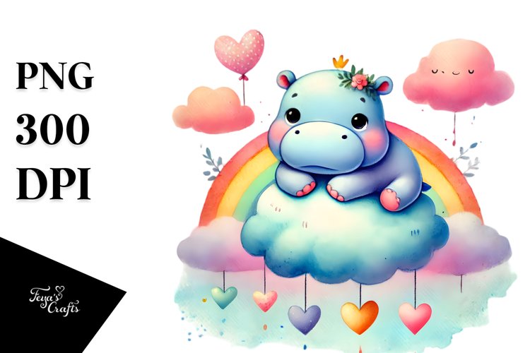 Hippo Clipart Image 8