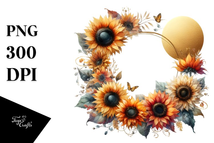 Sunflower Clipart Image 22