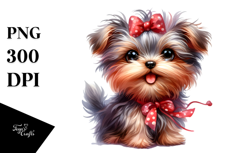 Whimsical Yorkipoo PNG