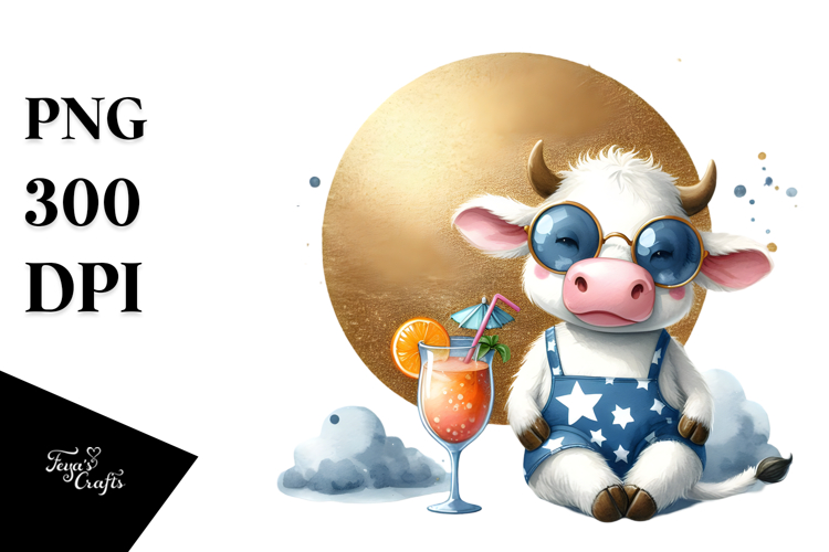 Watercolor Cocktail Clipart Image 19