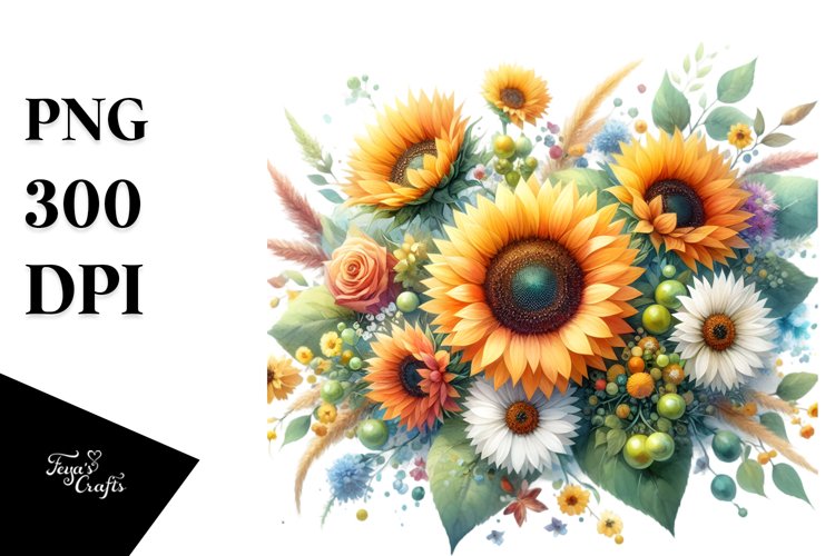 Sunflower Clipart Image 19