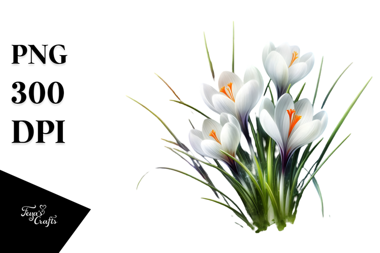 Crocus, Artistic PNG