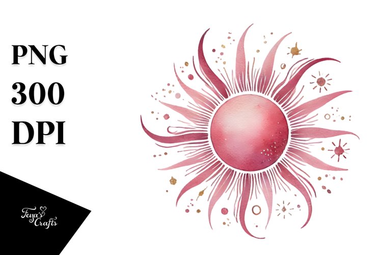 Smiling Pinkish Sun, Transparent PNG