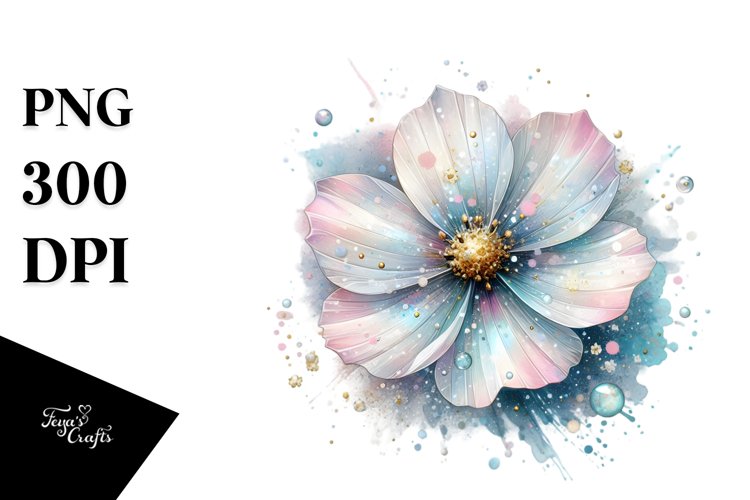 Detailed Pastel Magical Cosmos PNG example image 1