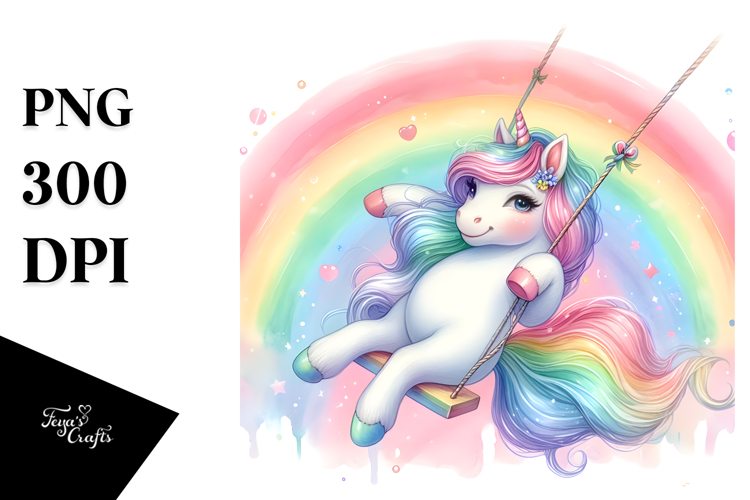 Rainbow Unicorn Clipart