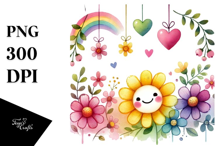 Simple Flower Clipart Image 5