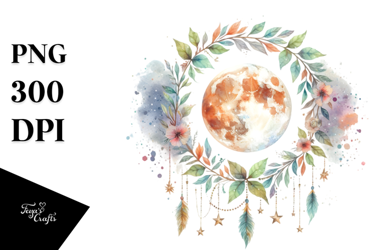 Boho Flower Clipart Image 19