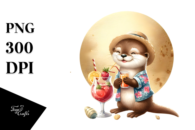 Otter Clipart Image 9