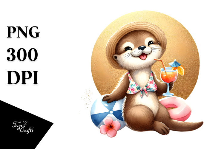 Otter Clipart Image 11
