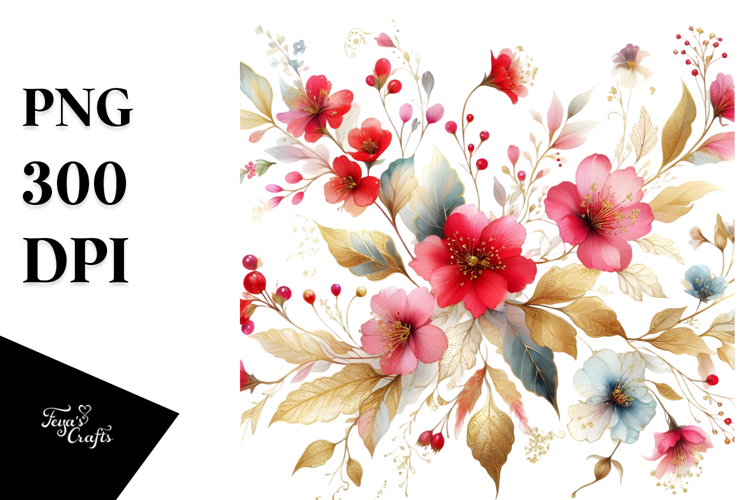 Red Flower Png Image 15