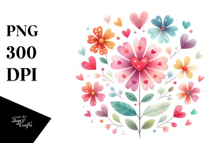 Flower Sticker Png Image 21