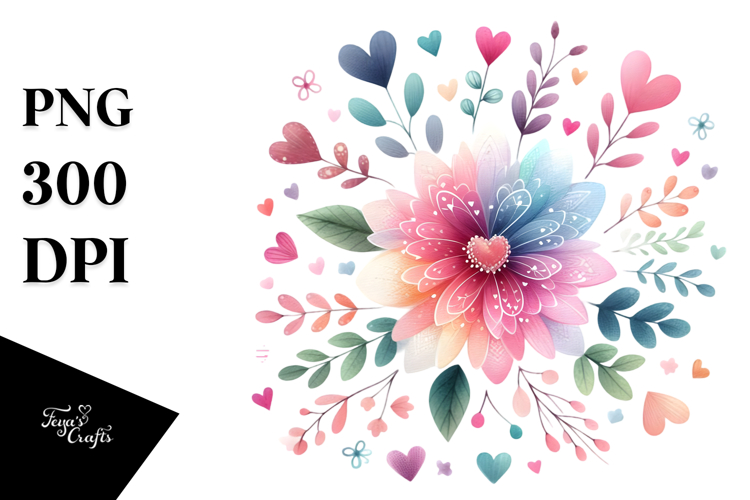 Flower Sticker Png Image 18