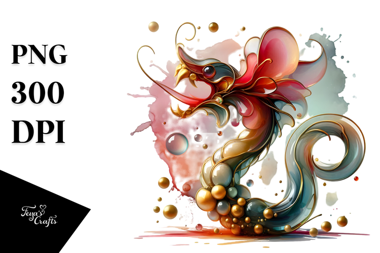 Glossy Snapdragon in Material, PNG