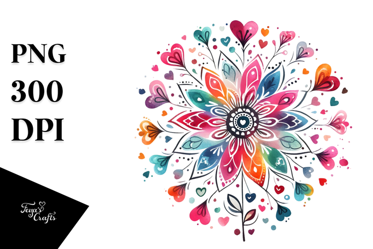 Flower Sticker Png Image 14