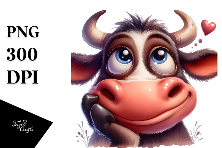 Expressive Ox Goofy Smile PNG