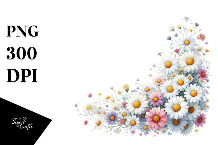 Daisy Flower Clipart Image 23