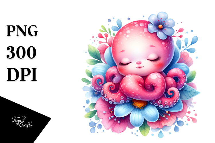 Cute Octopus Clipart