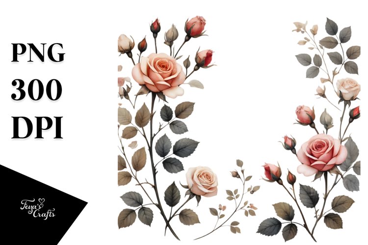 Rose Clipart Image 6