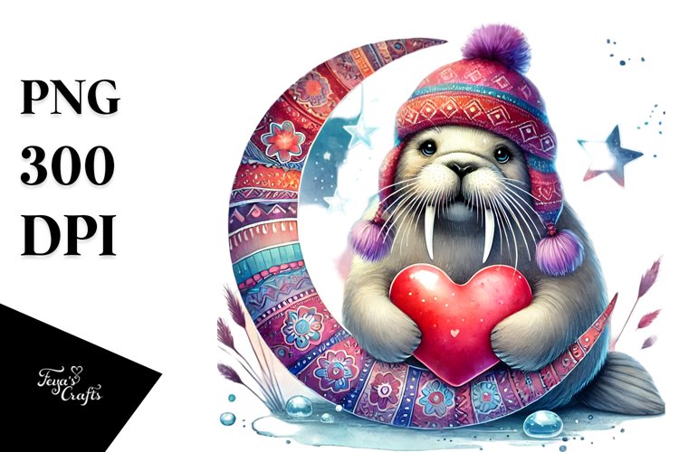 Cute Moon Clipart Image 16