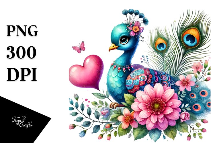 Peacock Clipart Image 4