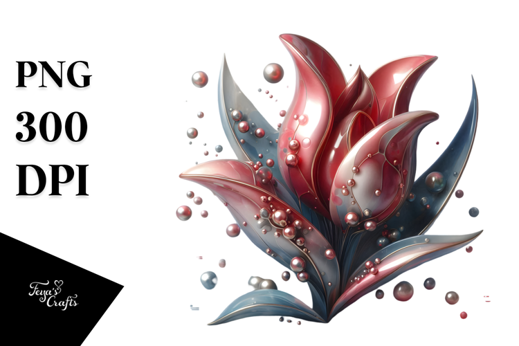 Abstract Tulip PNG