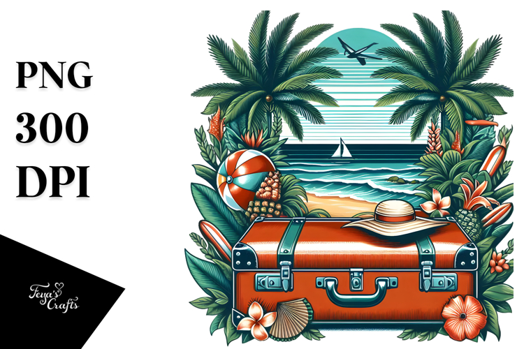 Suitcase Clipart Image 3