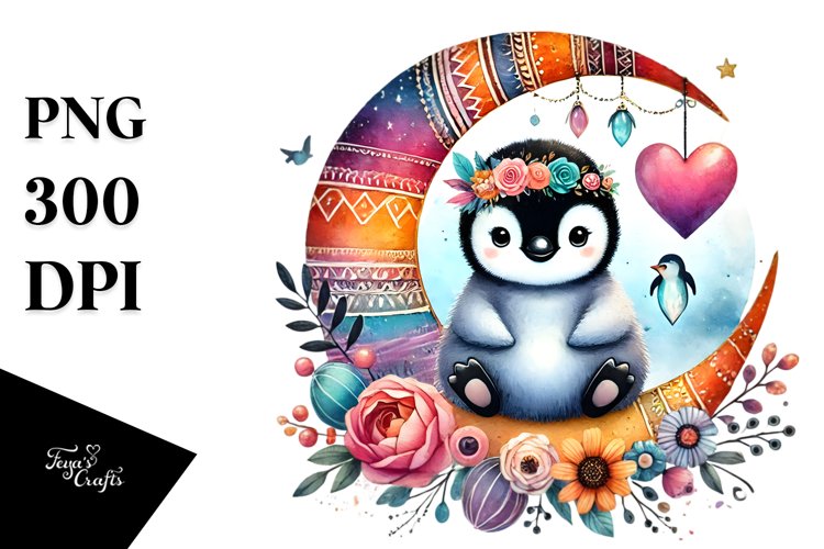 Cute Moon Clipart Image 11