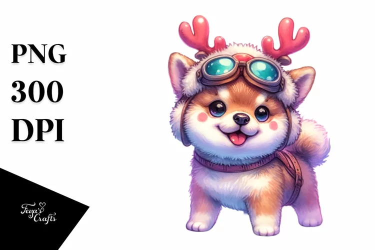 Energetic Shiba Inu, Transparent PNG