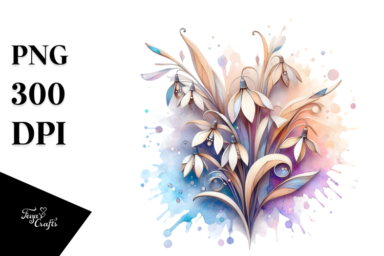 Glossy Snowdrop PNG