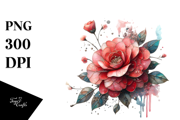 Flower Sticker Png Image 5