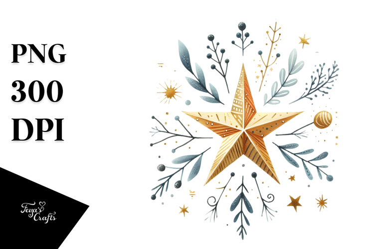 Simple Whimsical Star PNG