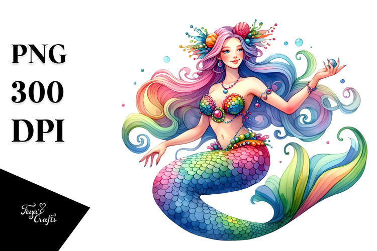 Mermaid Clipart Image 5