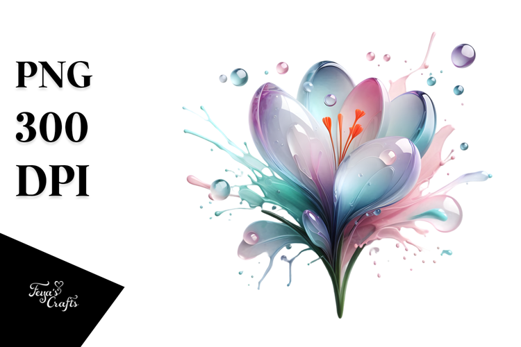 Abstract Crocus PNG