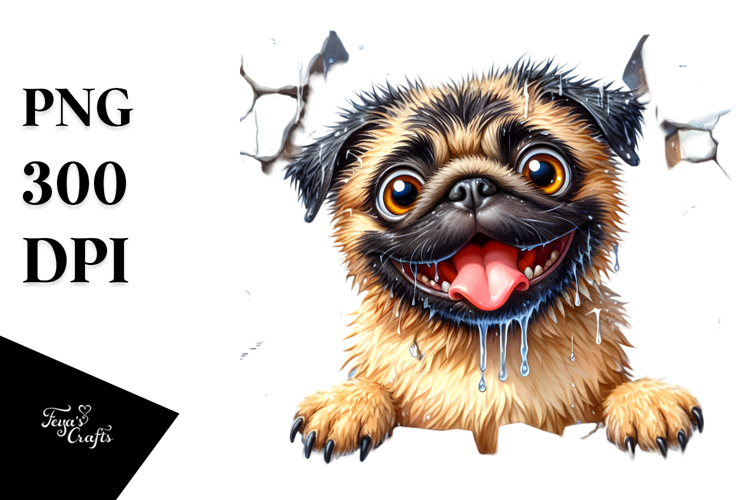 Pug Clipart Image 15