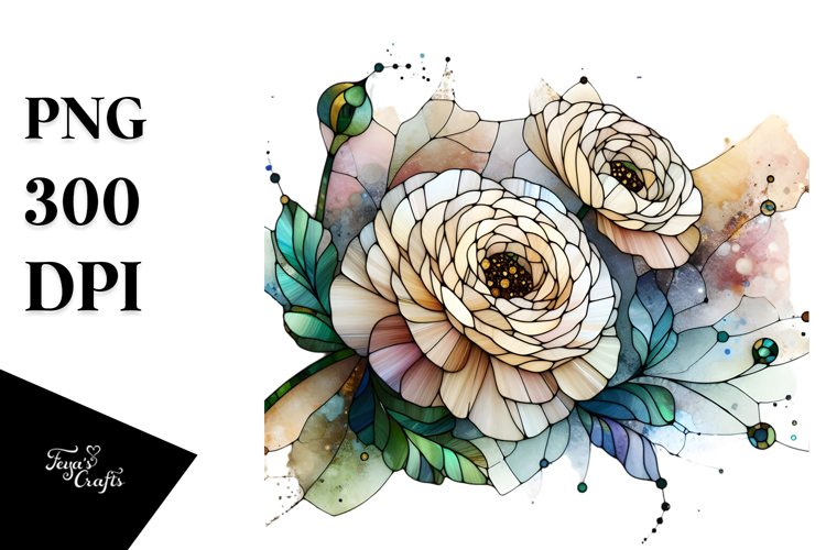 Abstract Ranunculus PNG