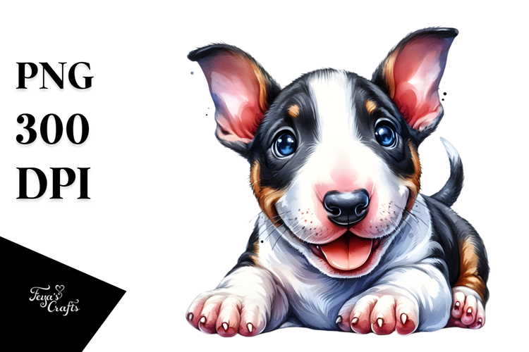 Happy Bull Terrier, Transparent PNG