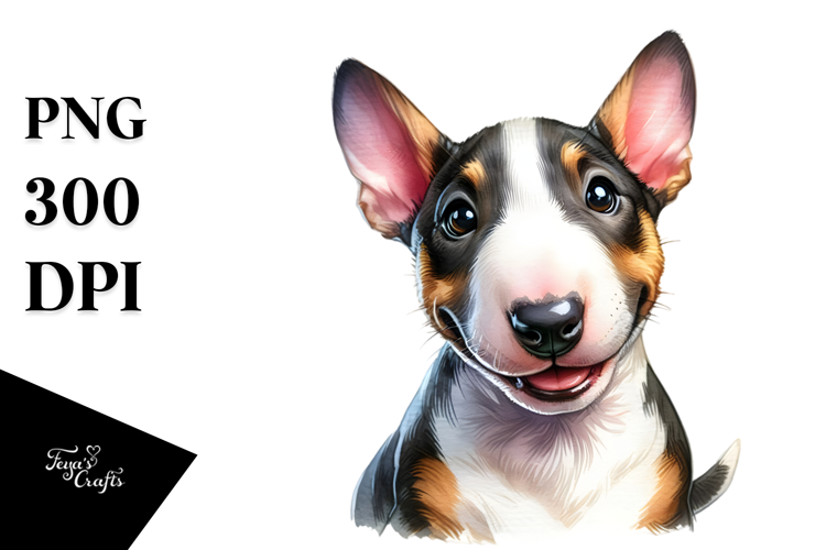 Happy Bull Terrier, Transparent PNG