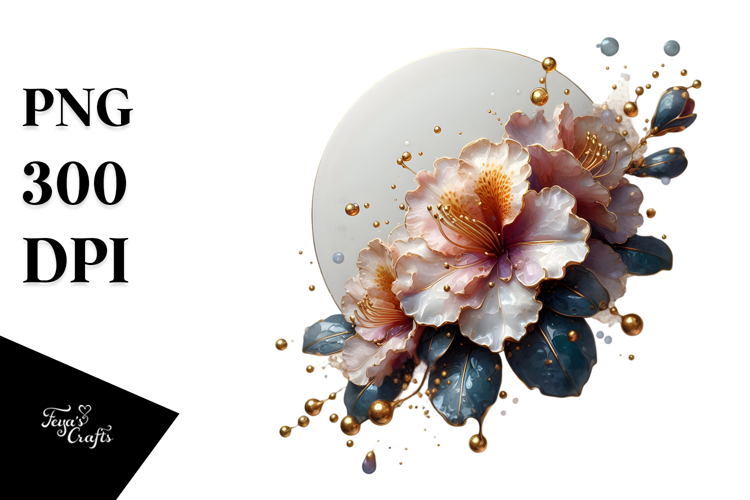 Abstract Rhododendron PNG