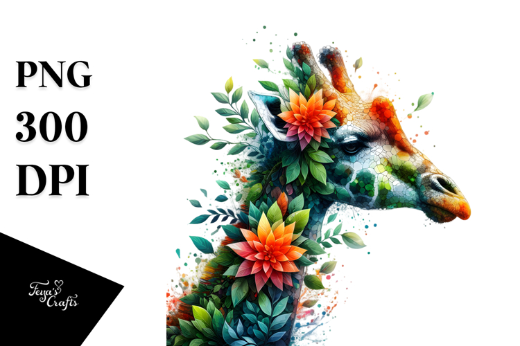 Giraffe Clipart Image 23