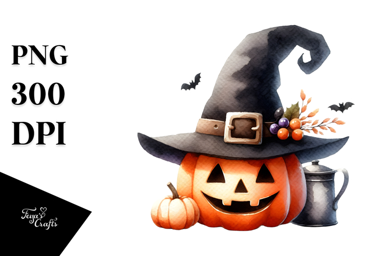 Simple Jack-O-Lantern Design, PNG